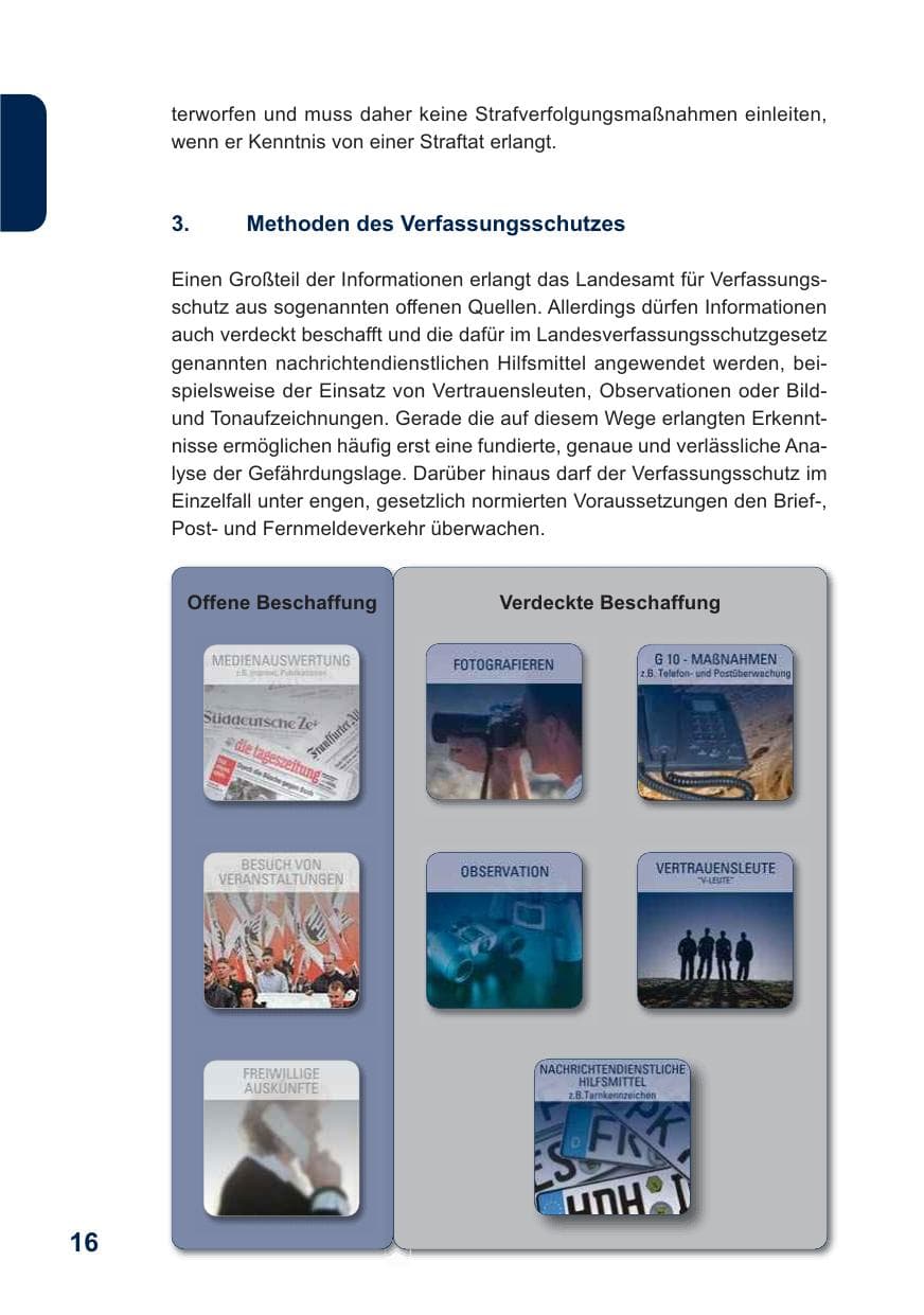 Seite 17 des Verfassungsschutzbericht 2009 Baden-Württemberg
