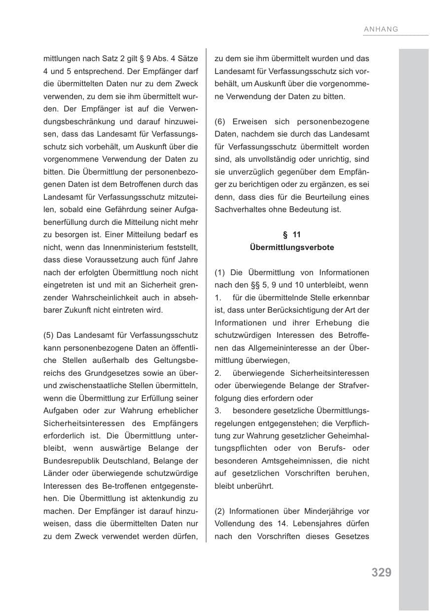 Seite 330 des Verfassungsschutzbericht 2009 Baden-Württemberg