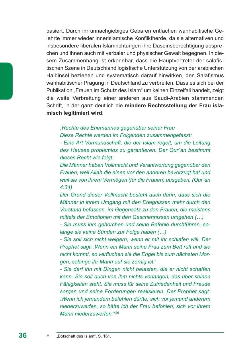 Seite 37 des Verfassungsschutzbericht 2009 Baden-Württemberg
