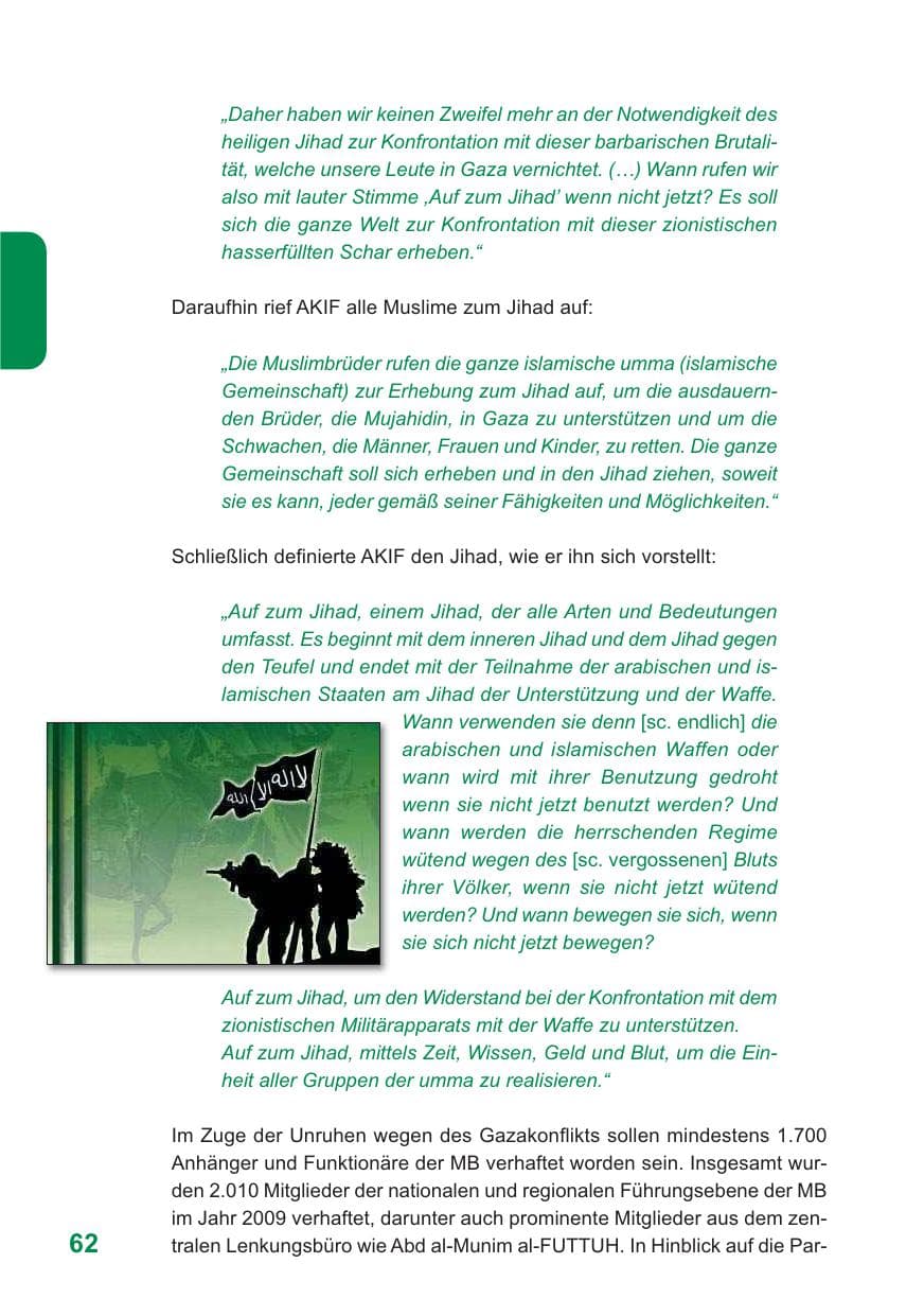 Seite 63 des Verfassungsschutzbericht 2009 Baden-Württemberg