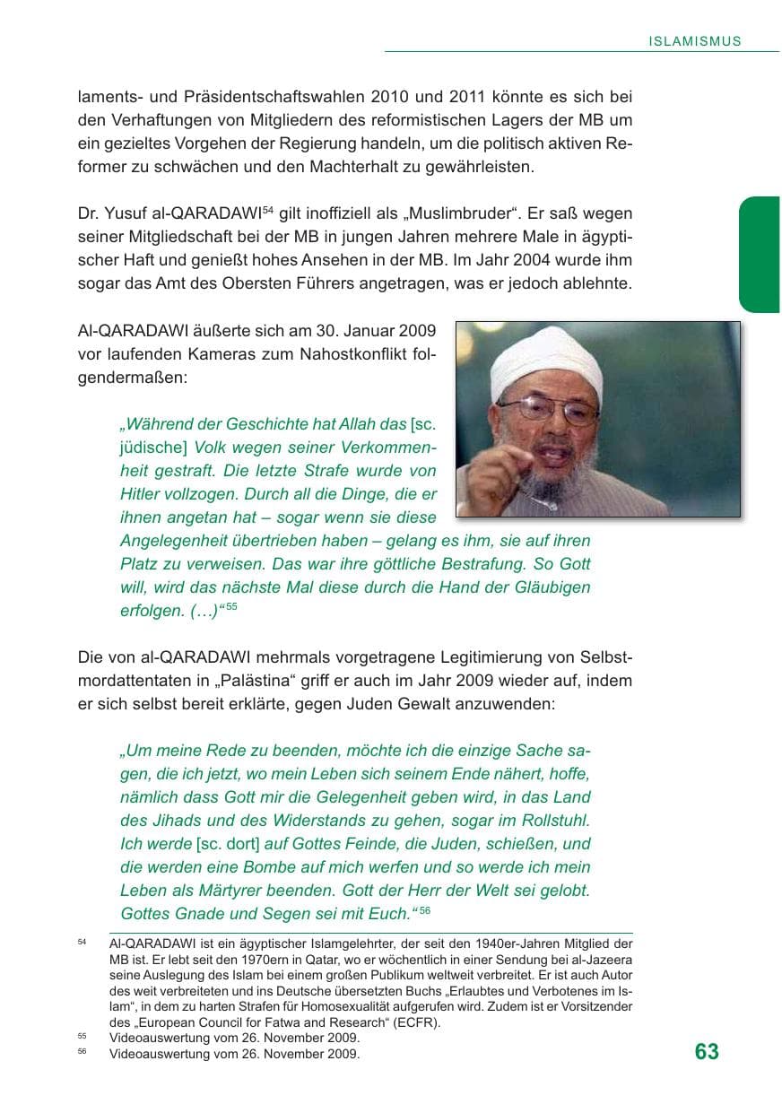 Seite 64 des Verfassungsschutzbericht 2009 Baden-Württemberg