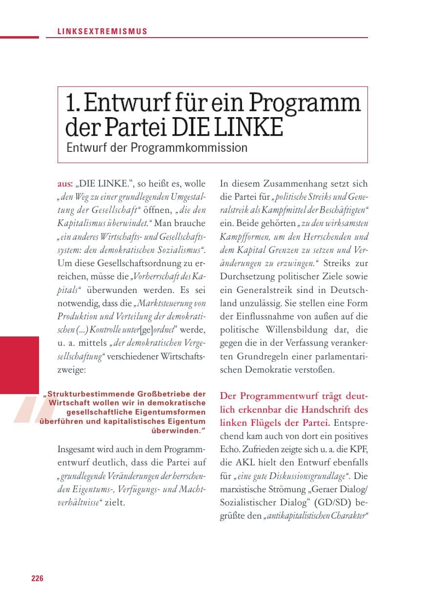 Seite 224 des Verfassungsschutzbericht 2010 Baden-Württemberg