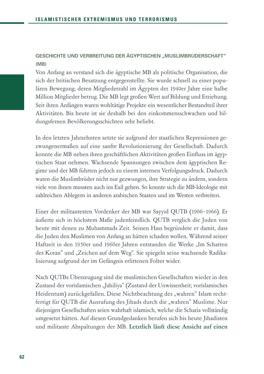 Seite 60 des Verfassungsschutzbericht 2010 Baden-Württemberg