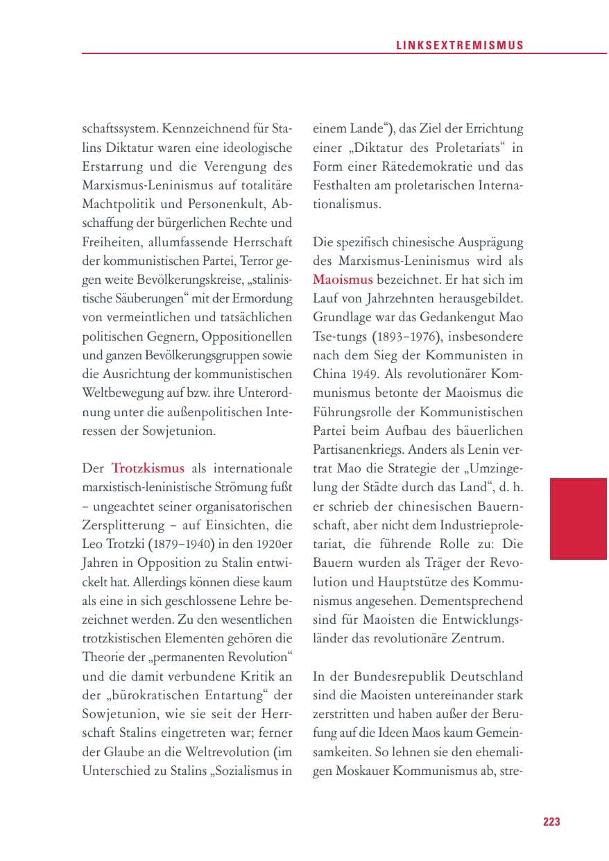 Seite 224 des Verfassungsschutzbericht 2011 Baden-Württemberg