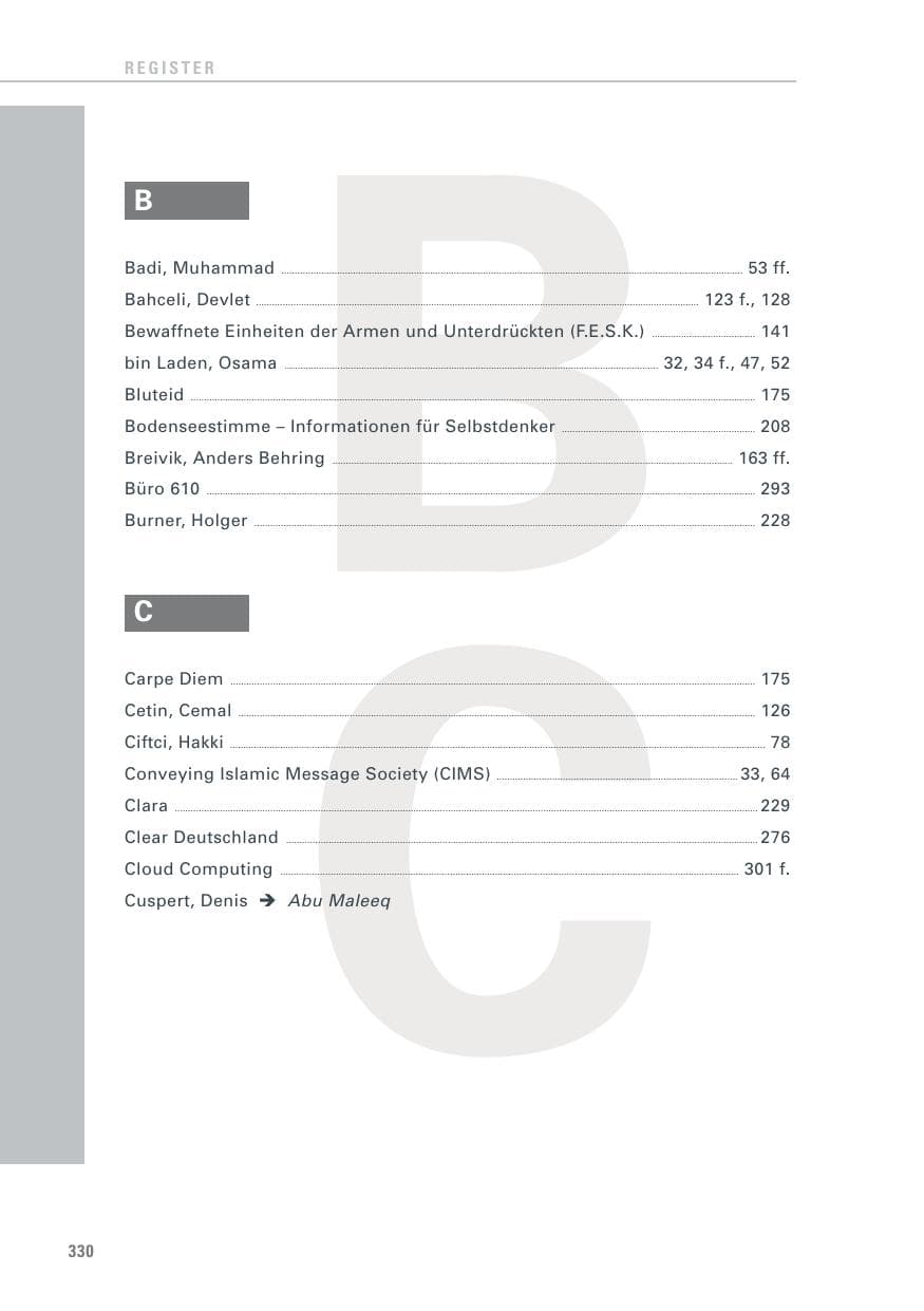 Seite 331 des Verfassungsschutzbericht 2011 Baden-Württemberg