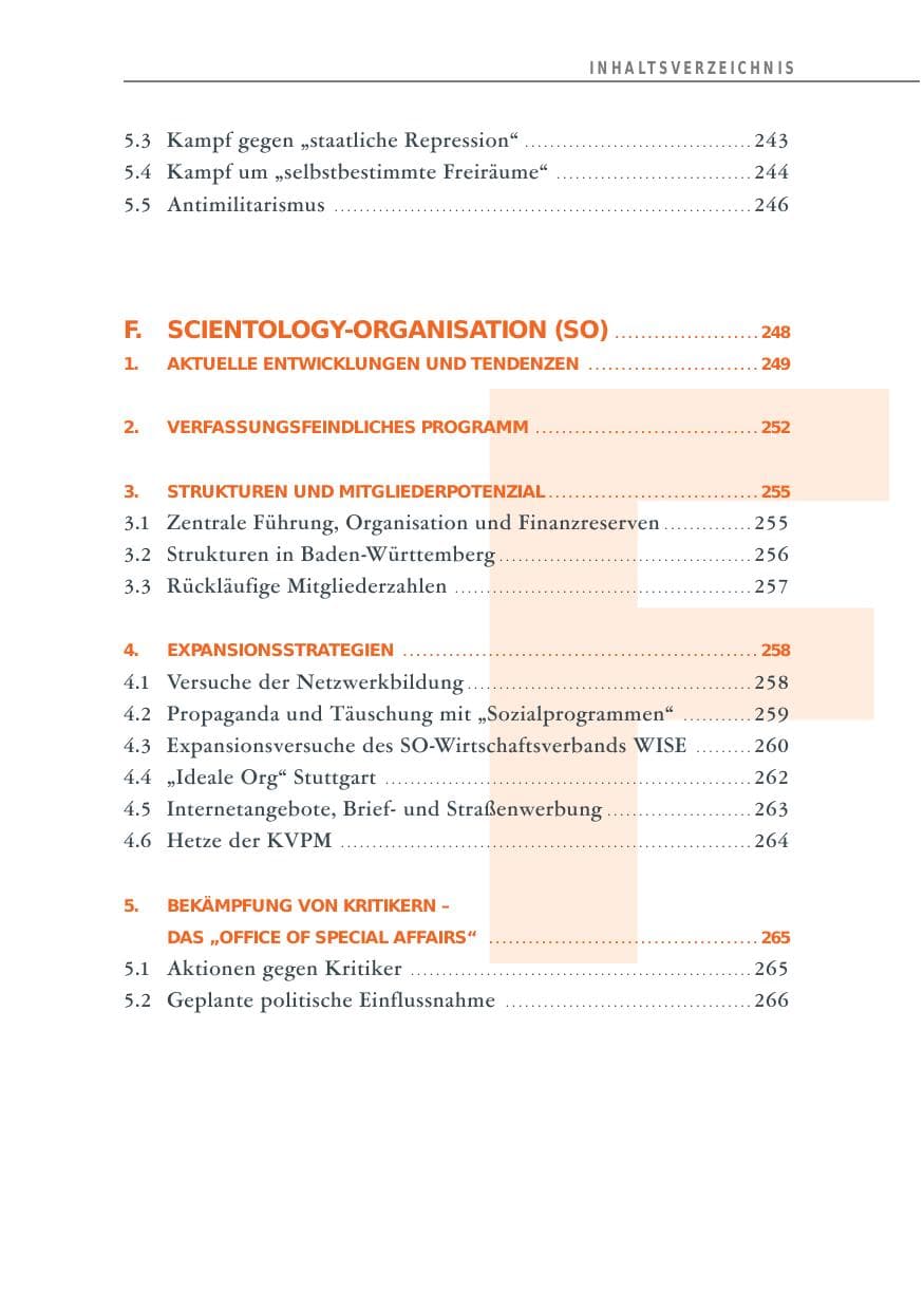 Seite 17 des Verfassungsschutzbericht 2012 Baden-Württemberg