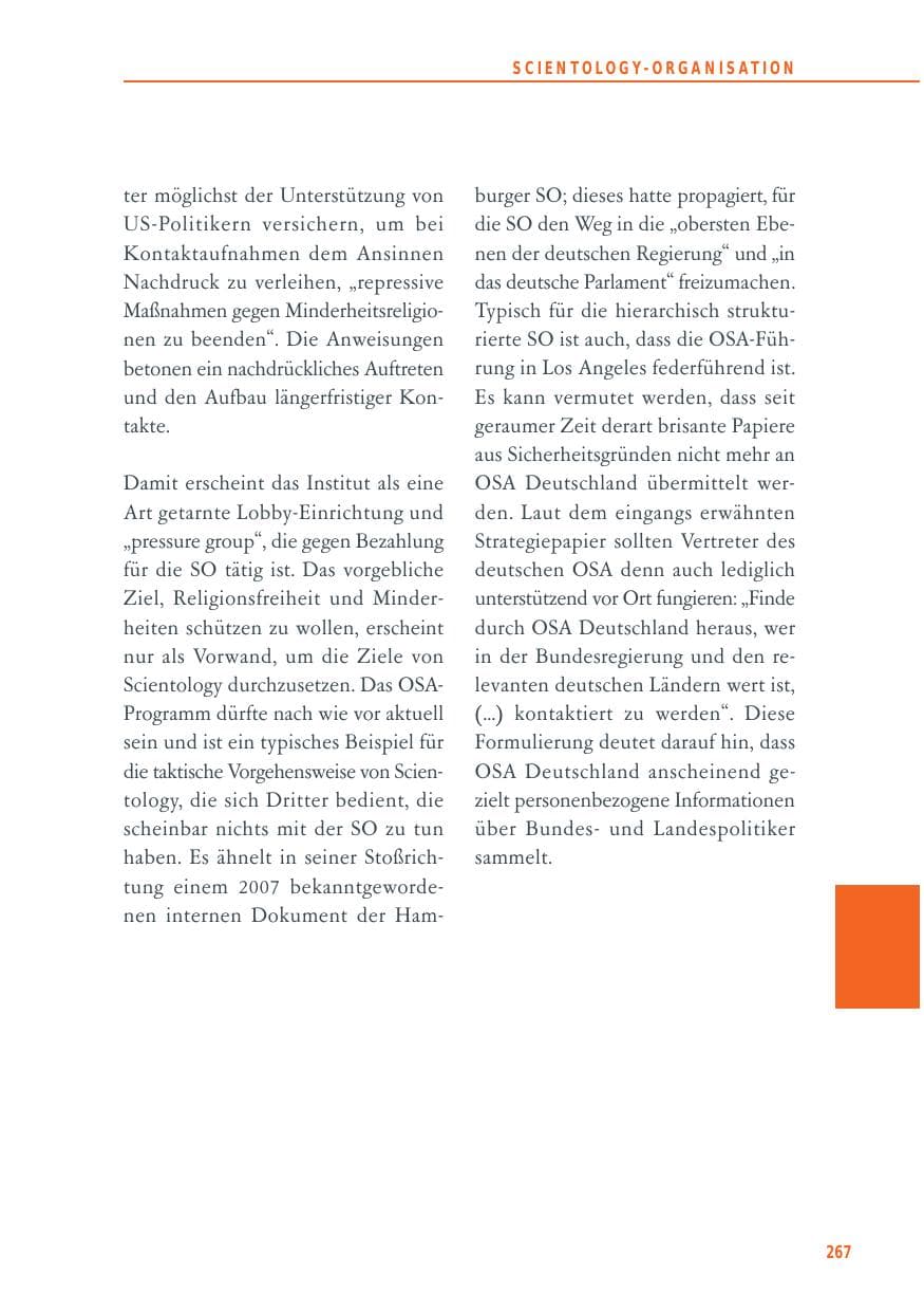 Seite 267 des Verfassungsschutzbericht 2012 Baden-Württemberg