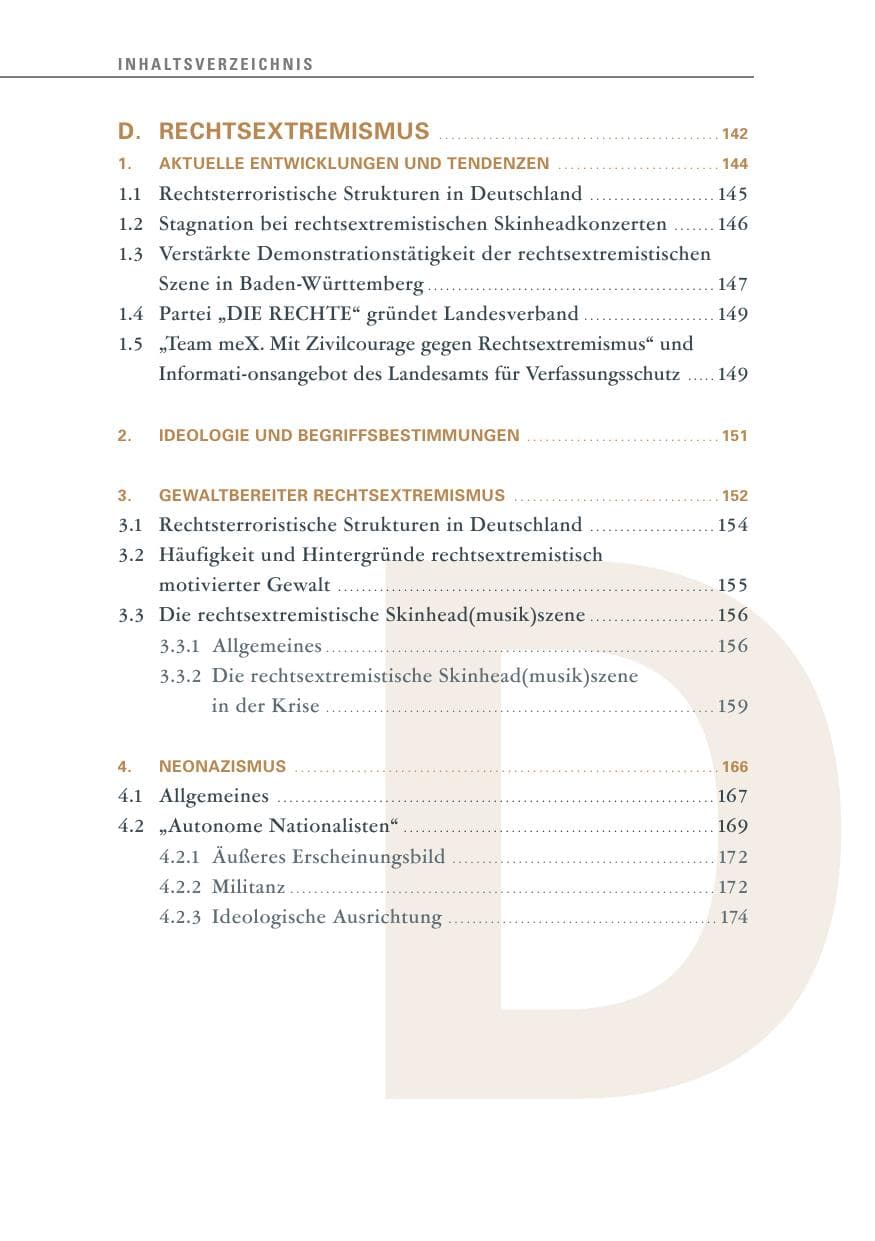 Seite 14 des Verfassungsschutzbericht 2013 Baden-Württemberg