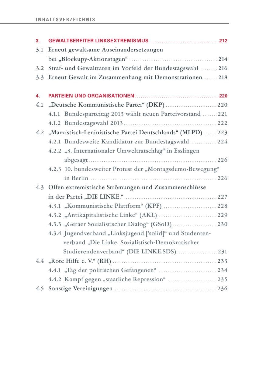 Seite 16 des Verfassungsschutzbericht 2013 Baden-Württemberg