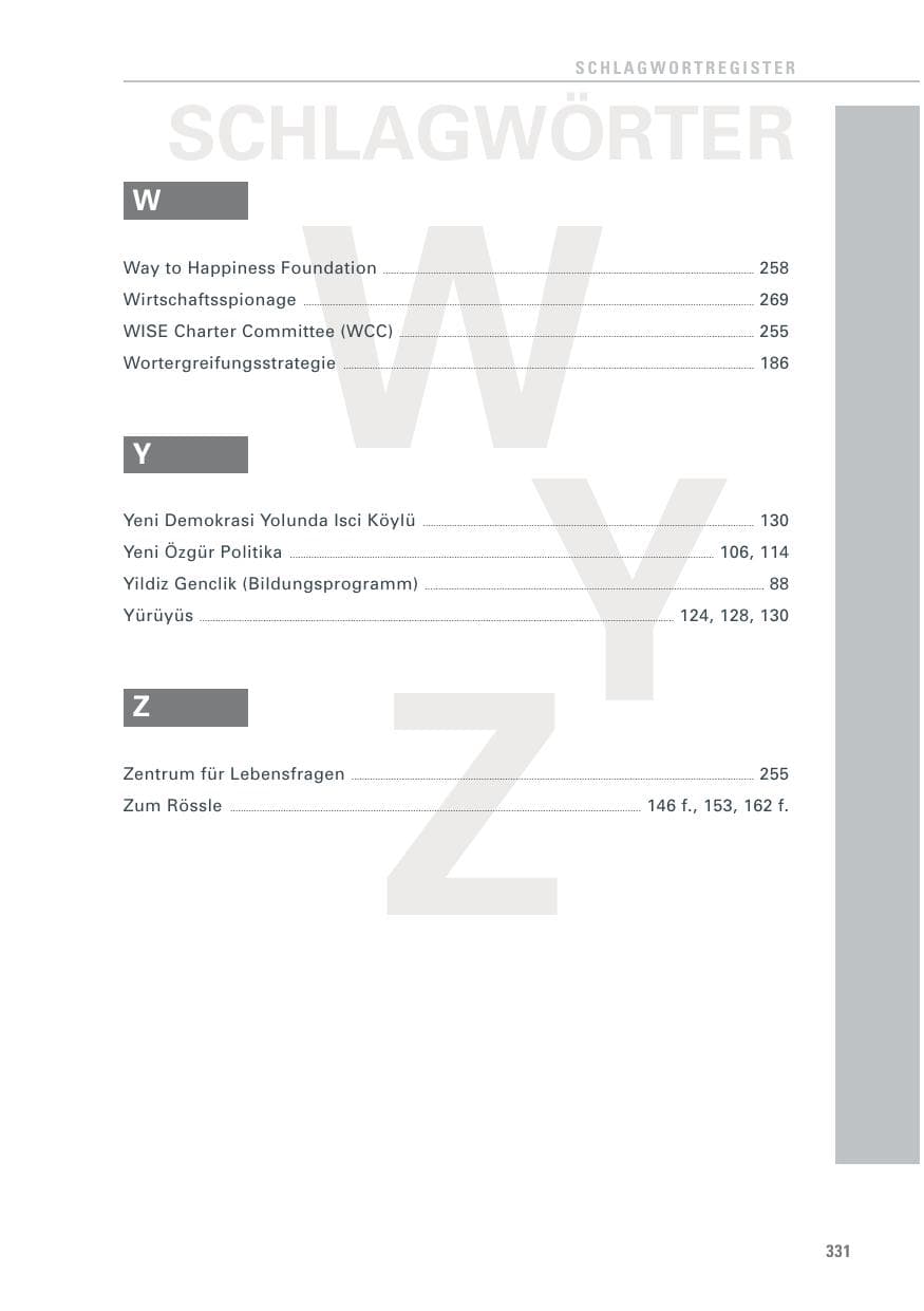 Seite 331 des Verfassungsschutzbericht 2013 Baden-Württemberg