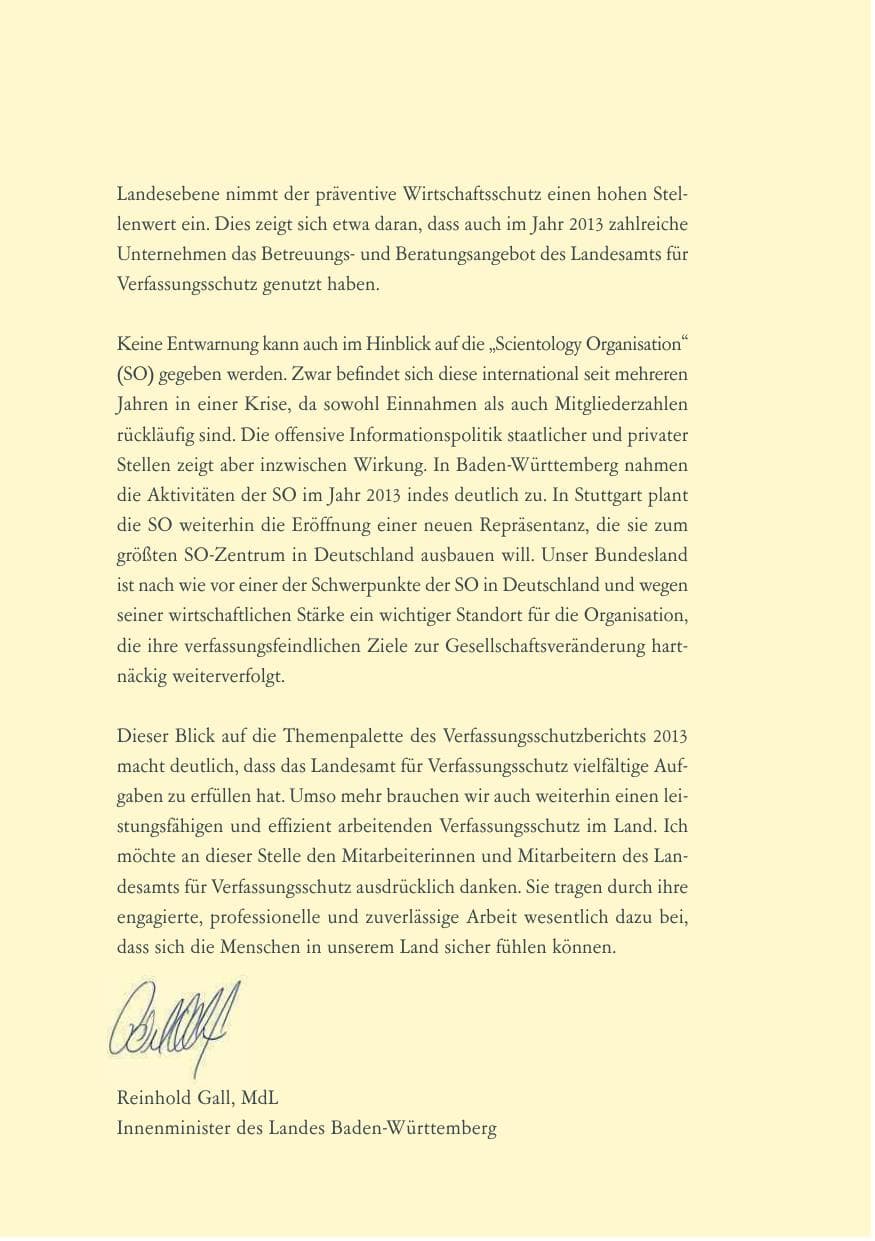Seite 9 des Verfassungsschutzbericht 2013 Baden-Württemberg