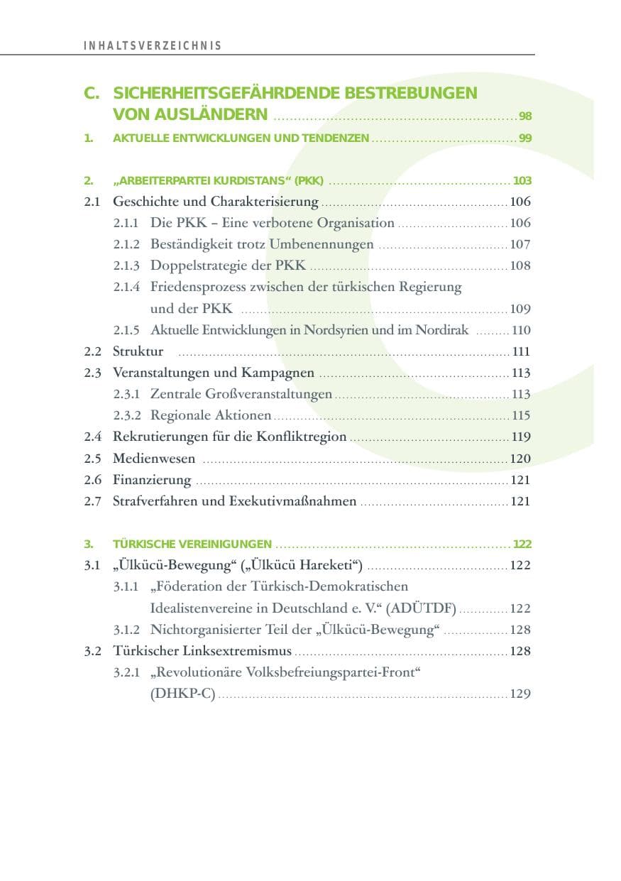 Seite 12 des Verfassungsschutzbericht 2014 Baden-Württemberg