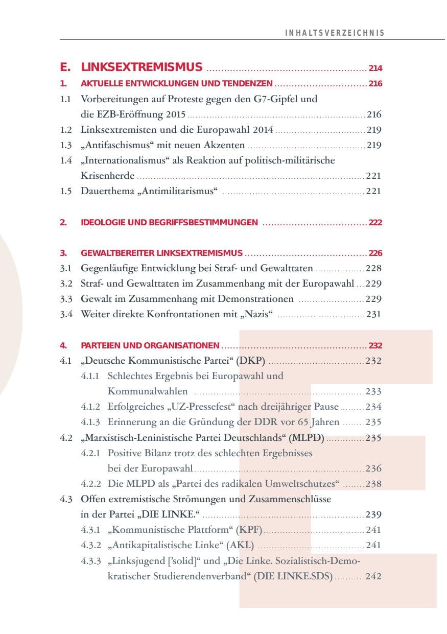 Seite 15 des Verfassungsschutzbericht 2014 Baden-Württemberg