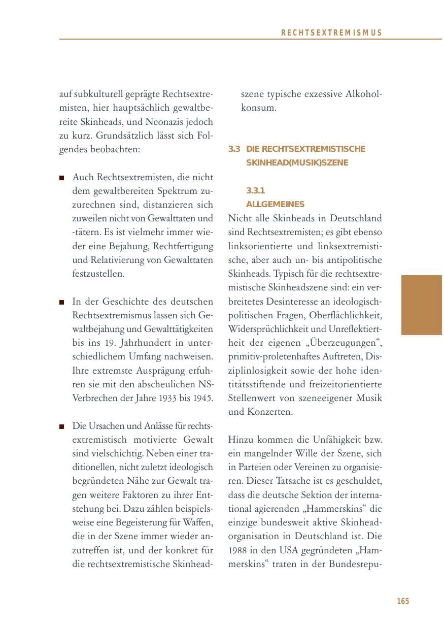 Seite 165 des Verfassungsschutzbericht 2014 Baden-Württemberg