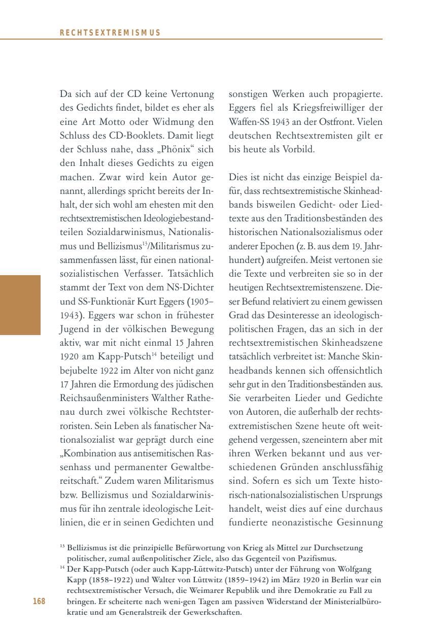 Seite 168 des Verfassungsschutzbericht 2014 Baden-Württemberg