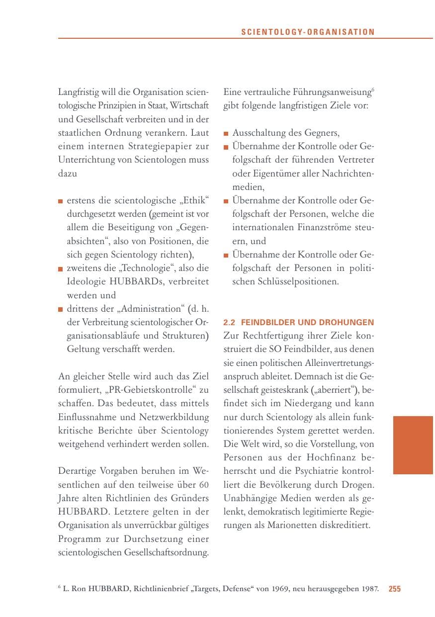 Seite 255 des Verfassungsschutzbericht 2015 Baden-Württemberg