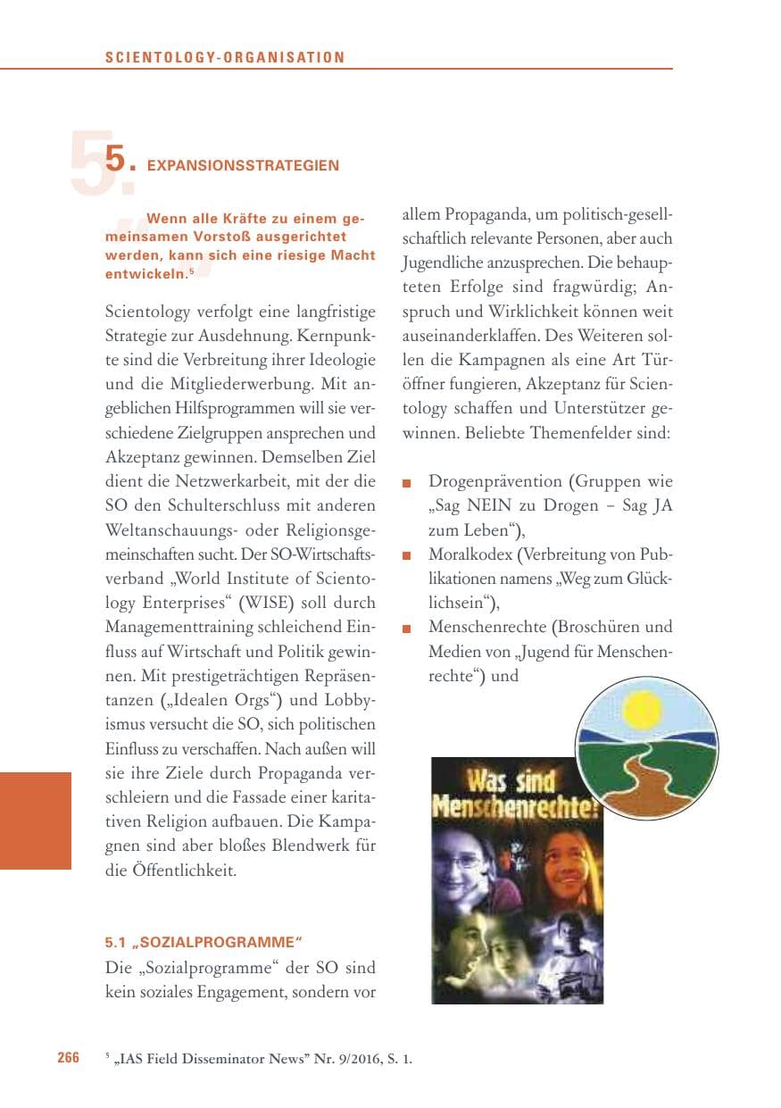 Seite 266 des Verfassungsschutzbericht 2016 Baden-Württemberg