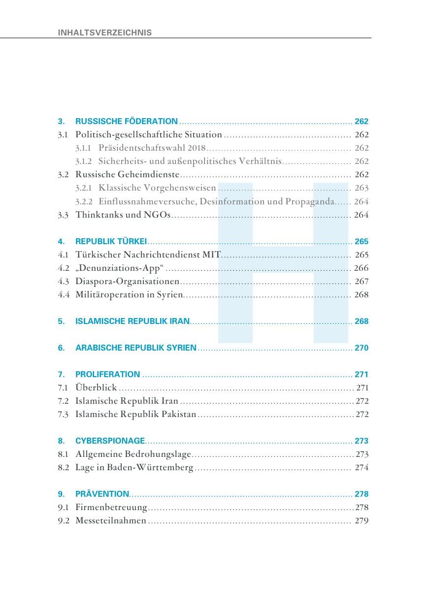 Seite 18 des Verfassungsschutzbericht 2018 Baden-Württemberg