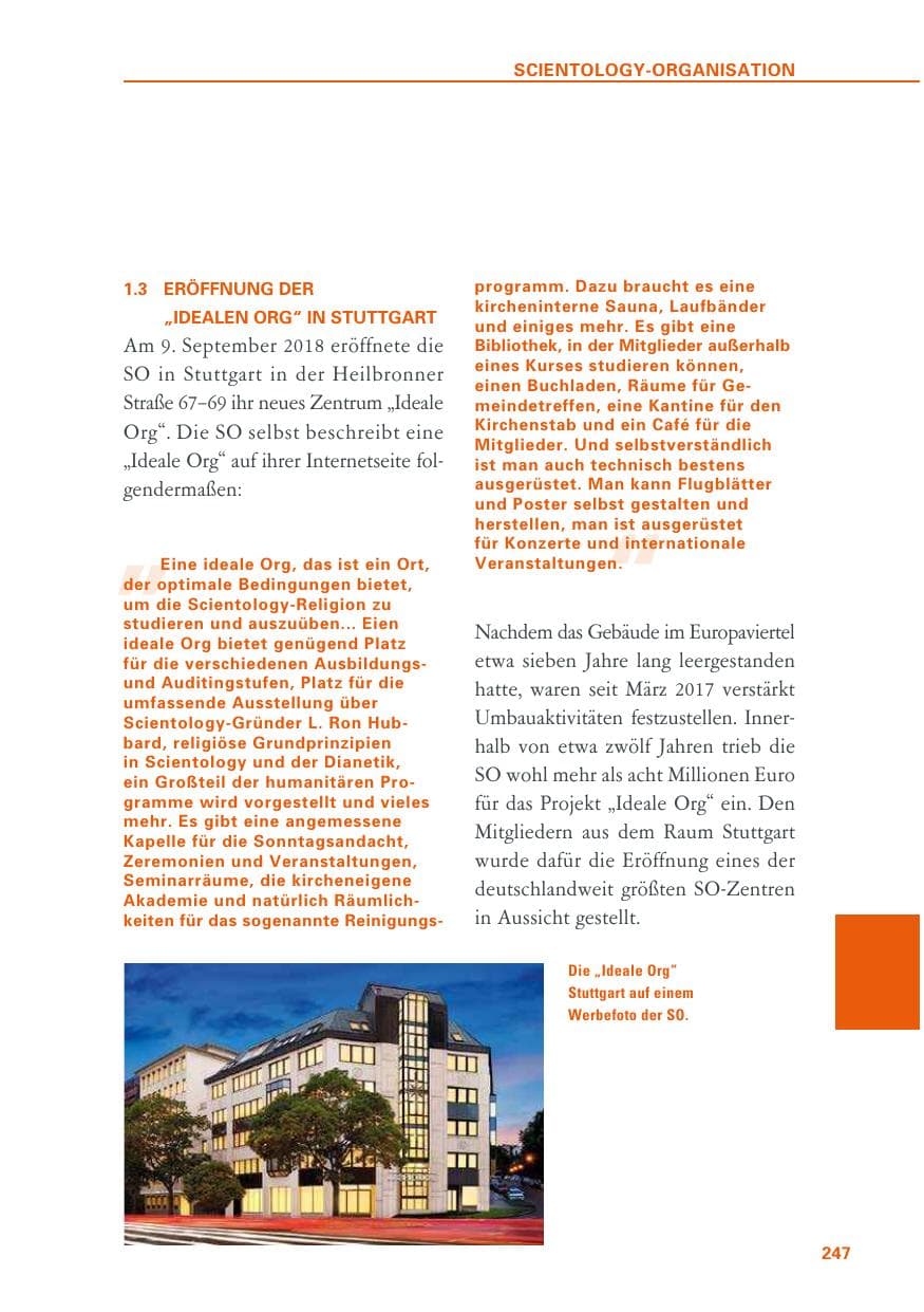 Seite 247 des Verfassungsschutzbericht 2018 Baden-Württemberg