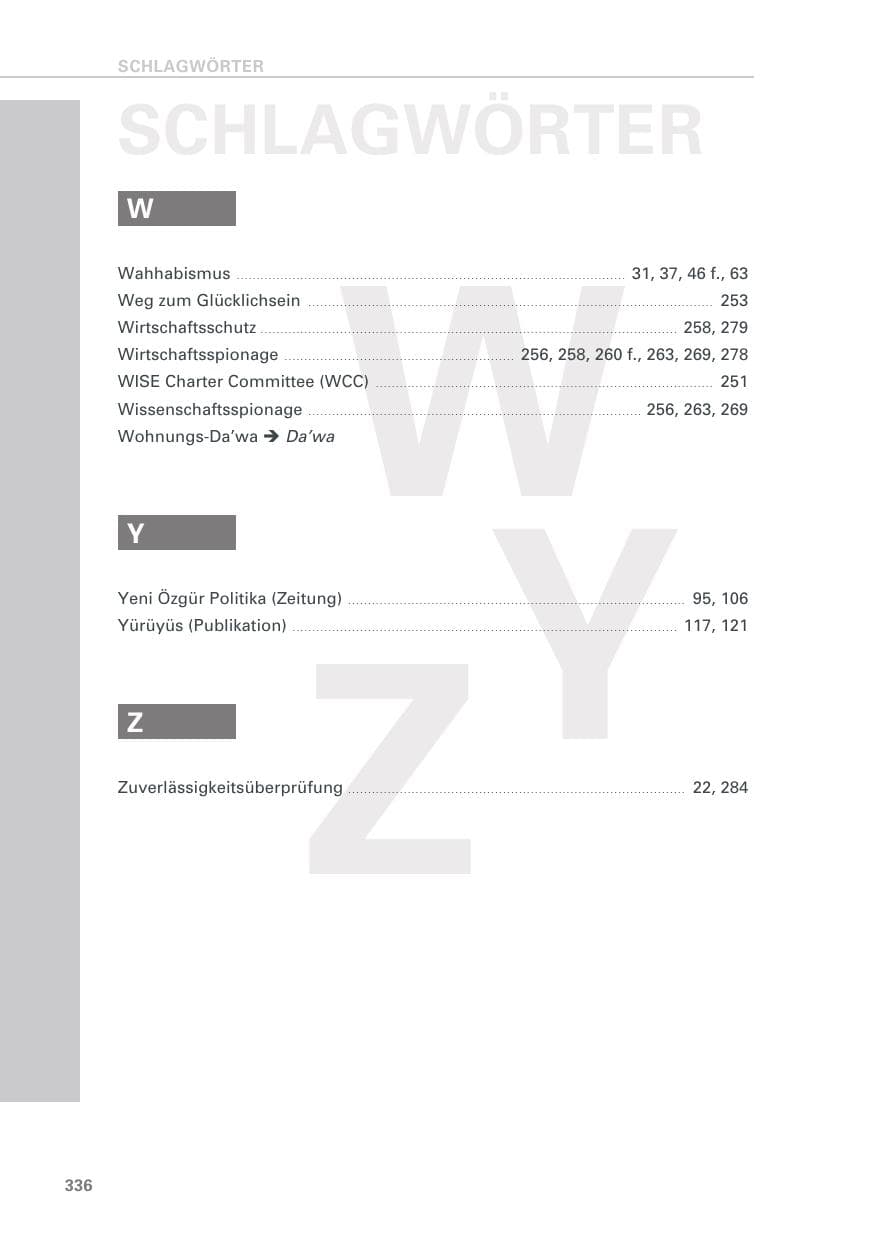Seite 336 des Verfassungsschutzbericht 2018 Baden-Württemberg