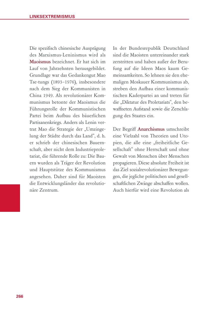 Seite 266 des Verfassungsschutzbericht 2019 Baden-Württemberg