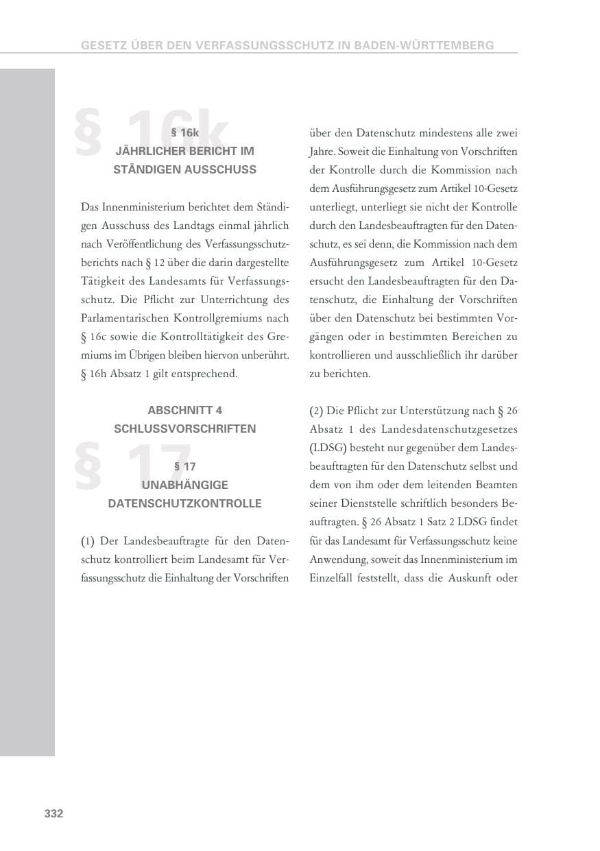 Seite 332 des Verfassungsschutzbericht 2019 Baden-Württemberg