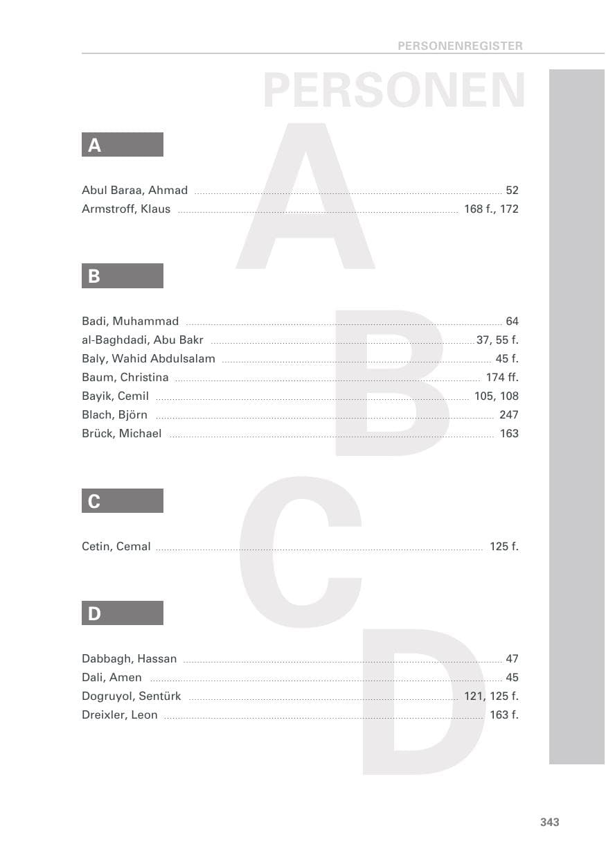 Seite 343 des Verfassungsschutzbericht 2019 Baden-Württemberg
