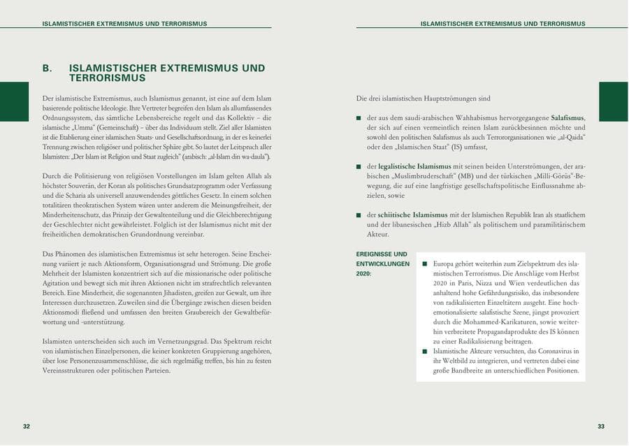 Seite 17 des Verfassungsschutzbericht 2020 Baden-Württemberg