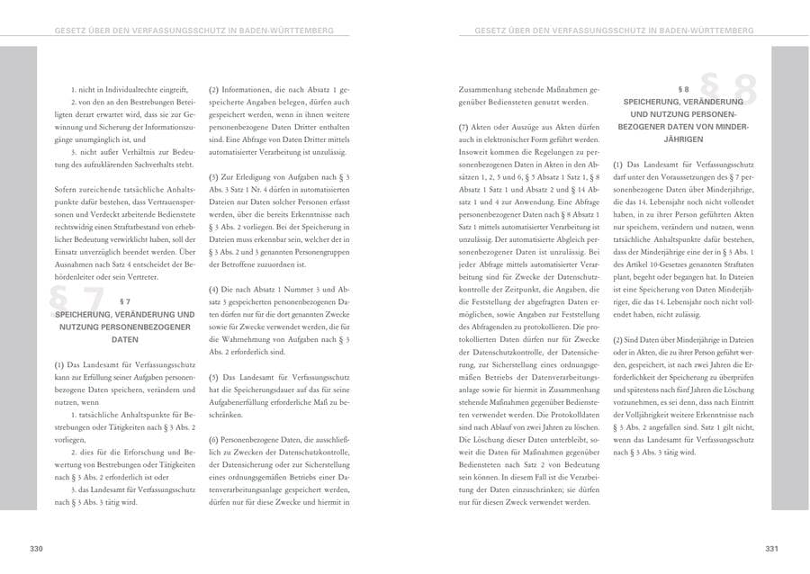 Seite 166 des Verfassungsschutzbericht 2020 Baden-Württemberg
