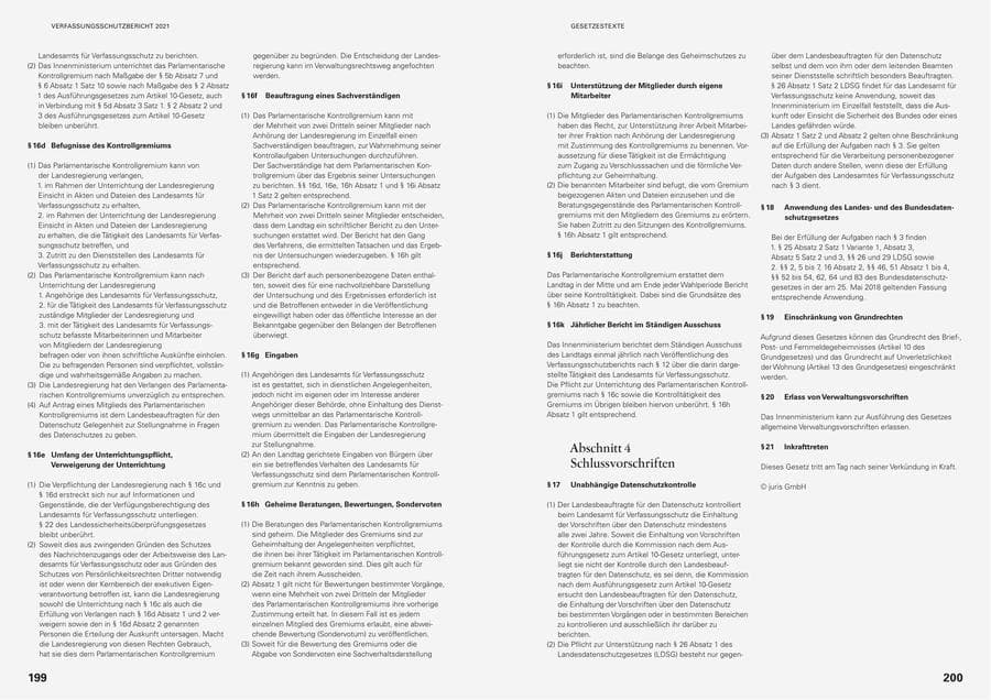 Seite 102 des Verfassungsschutzbericht 2021 Baden-Württemberg