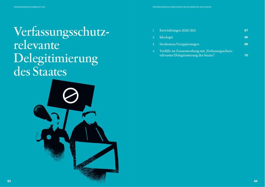 Seite 34 des Verfassungsschutzbericht 2021 Baden-Württemberg