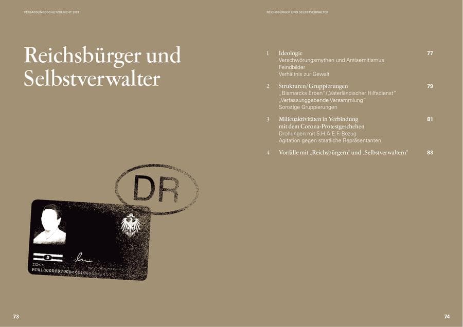 Seite 39 des Verfassungsschutzbericht 2021 Baden-Württemberg