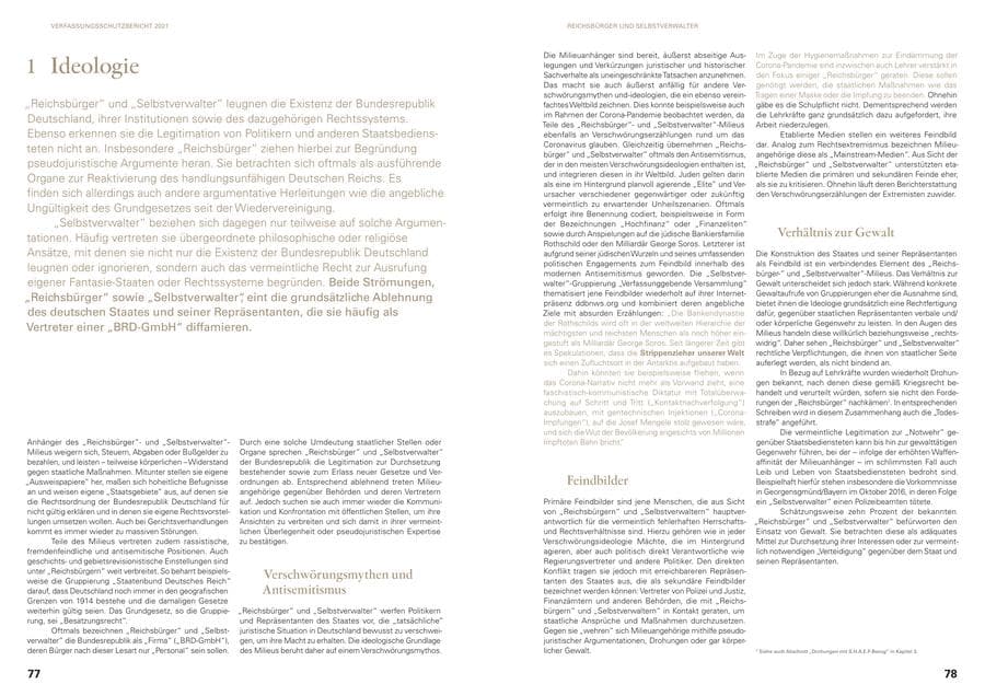 Seite 41 des Verfassungsschutzbericht 2021 Baden-Württemberg