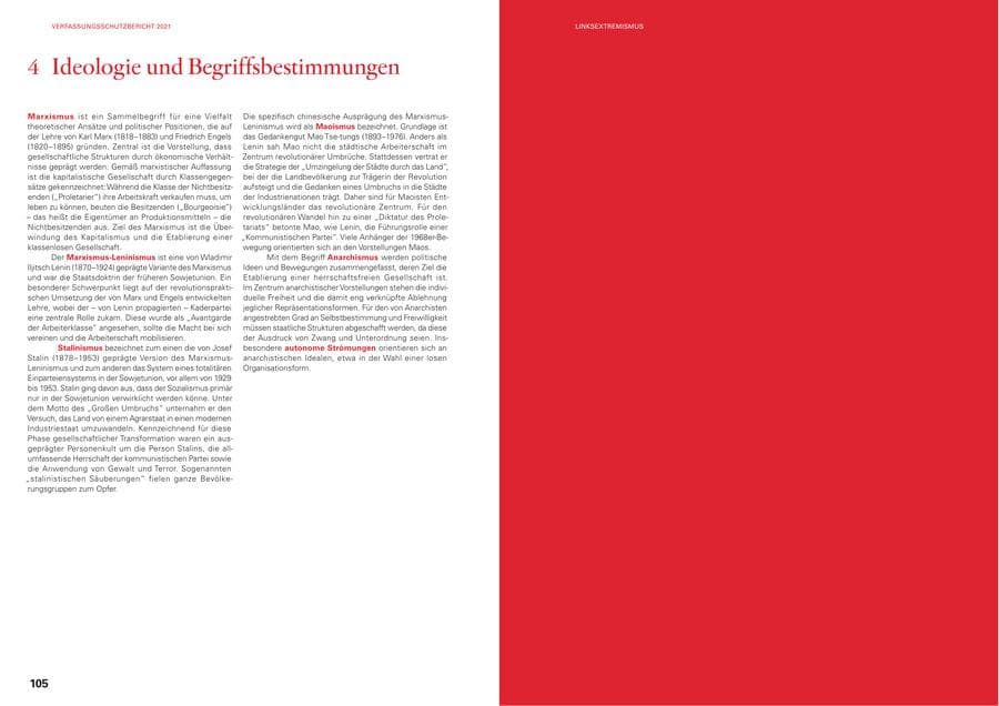Seite 55 des Verfassungsschutzbericht 2021 Baden-Württemberg