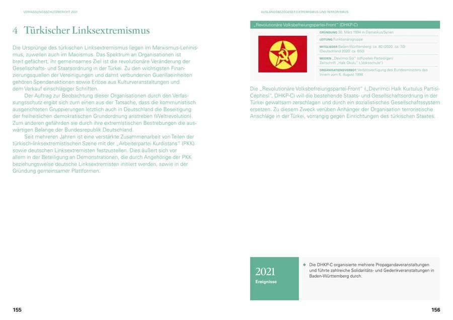 Seite 80 des Verfassungsschutzbericht 2021 Baden-Württemberg