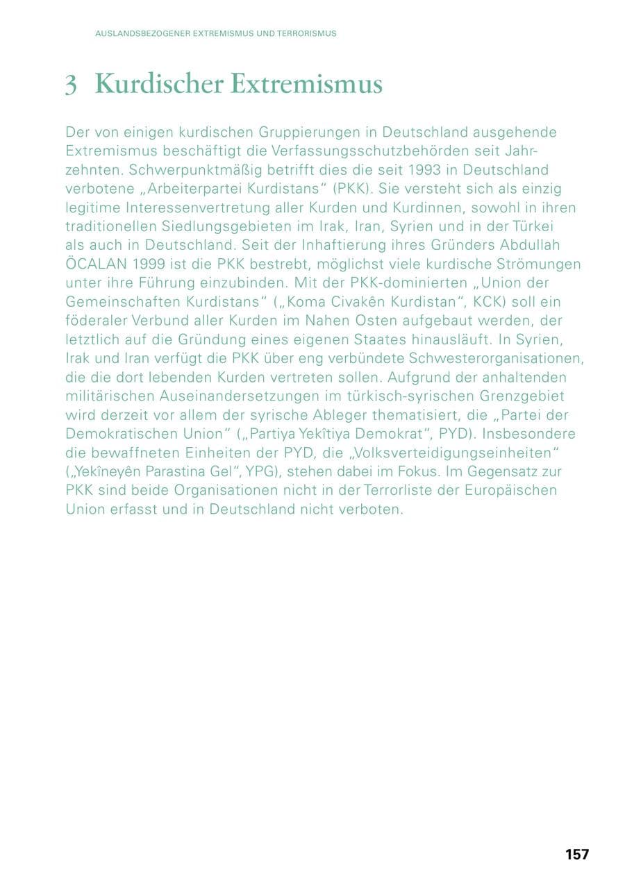 Seite 155 des Verfassungsschutzbericht 2022 Baden-Württemberg