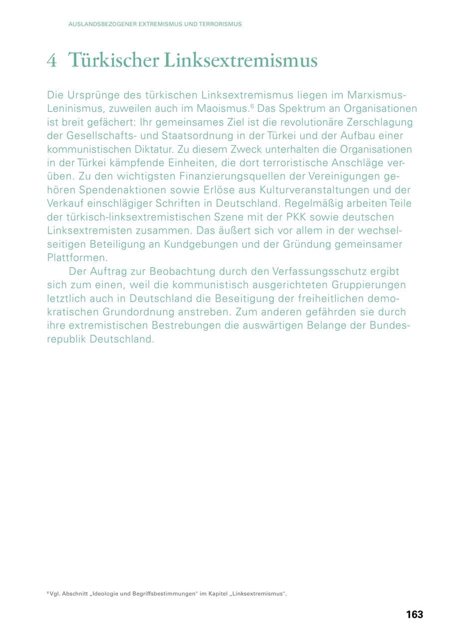 Seite 161 des Verfassungsschutzbericht 2022 Baden-Württemberg