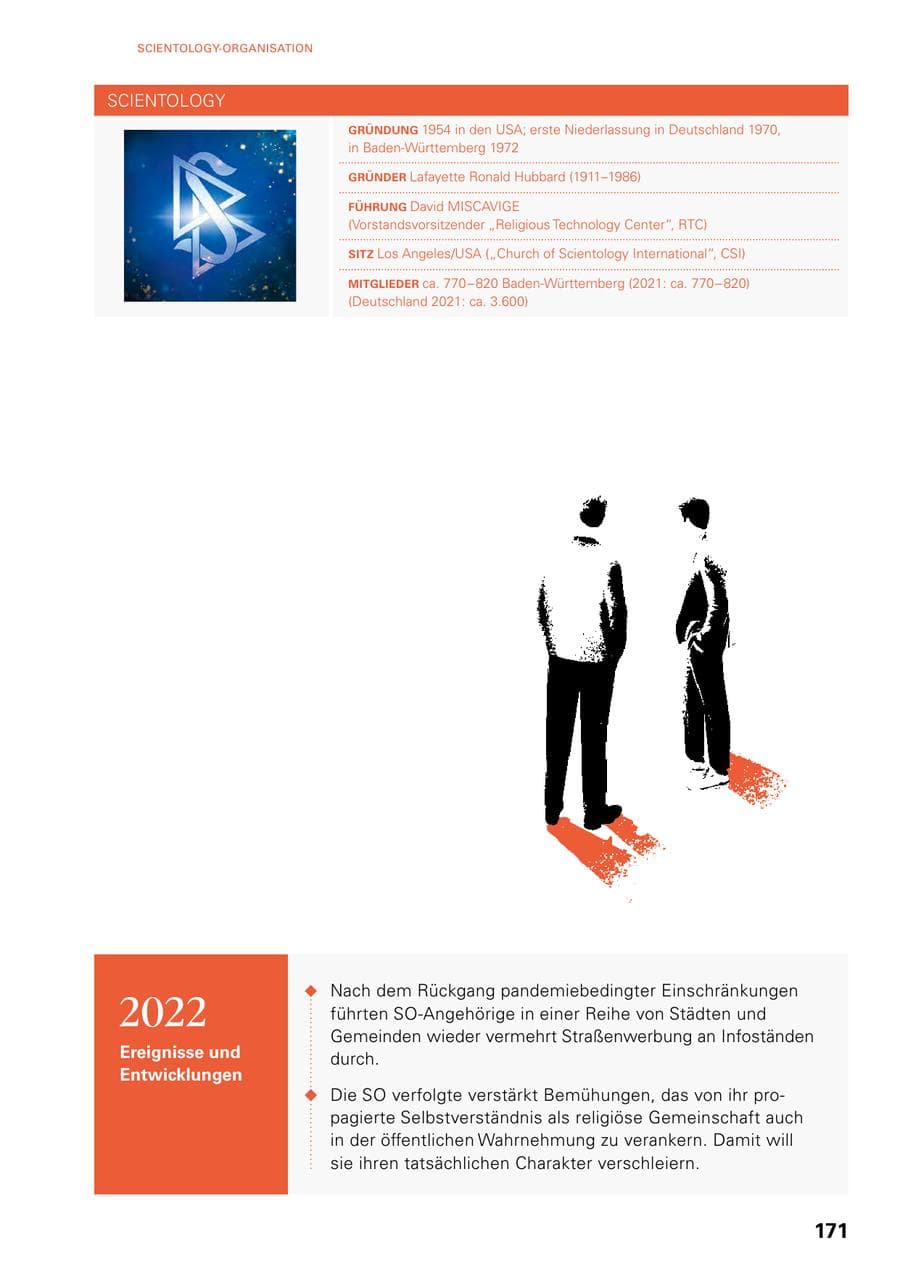 Seite 169 des Verfassungsschutzbericht 2022 Baden-Württemberg