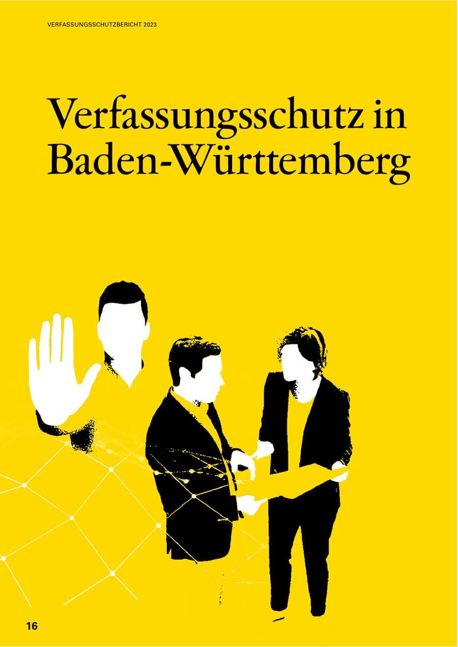 Seite 14 des Verfassungsschutzbericht 2023 Baden-Württemberg