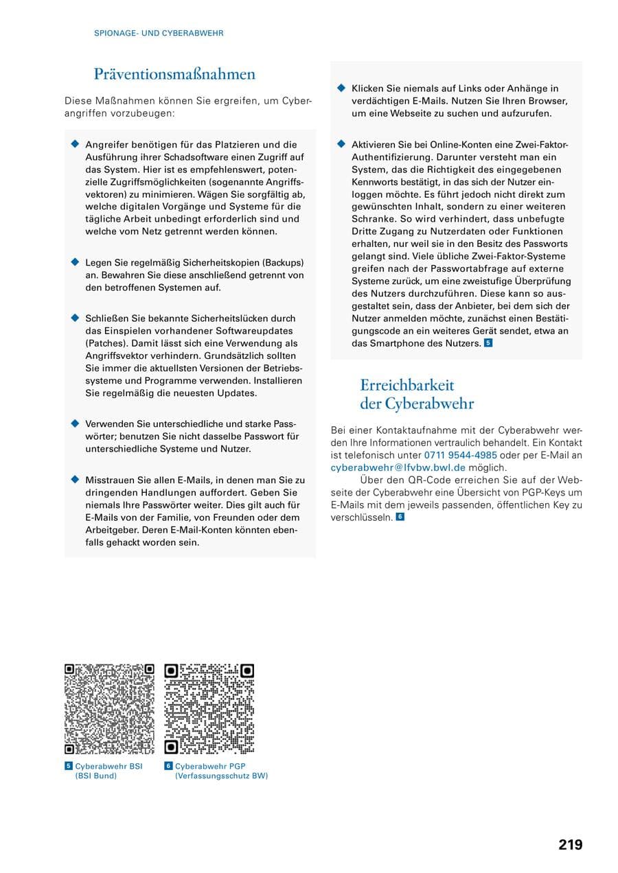 Seite 217 des Verfassungsschutzbericht 2023 Baden-Württemberg