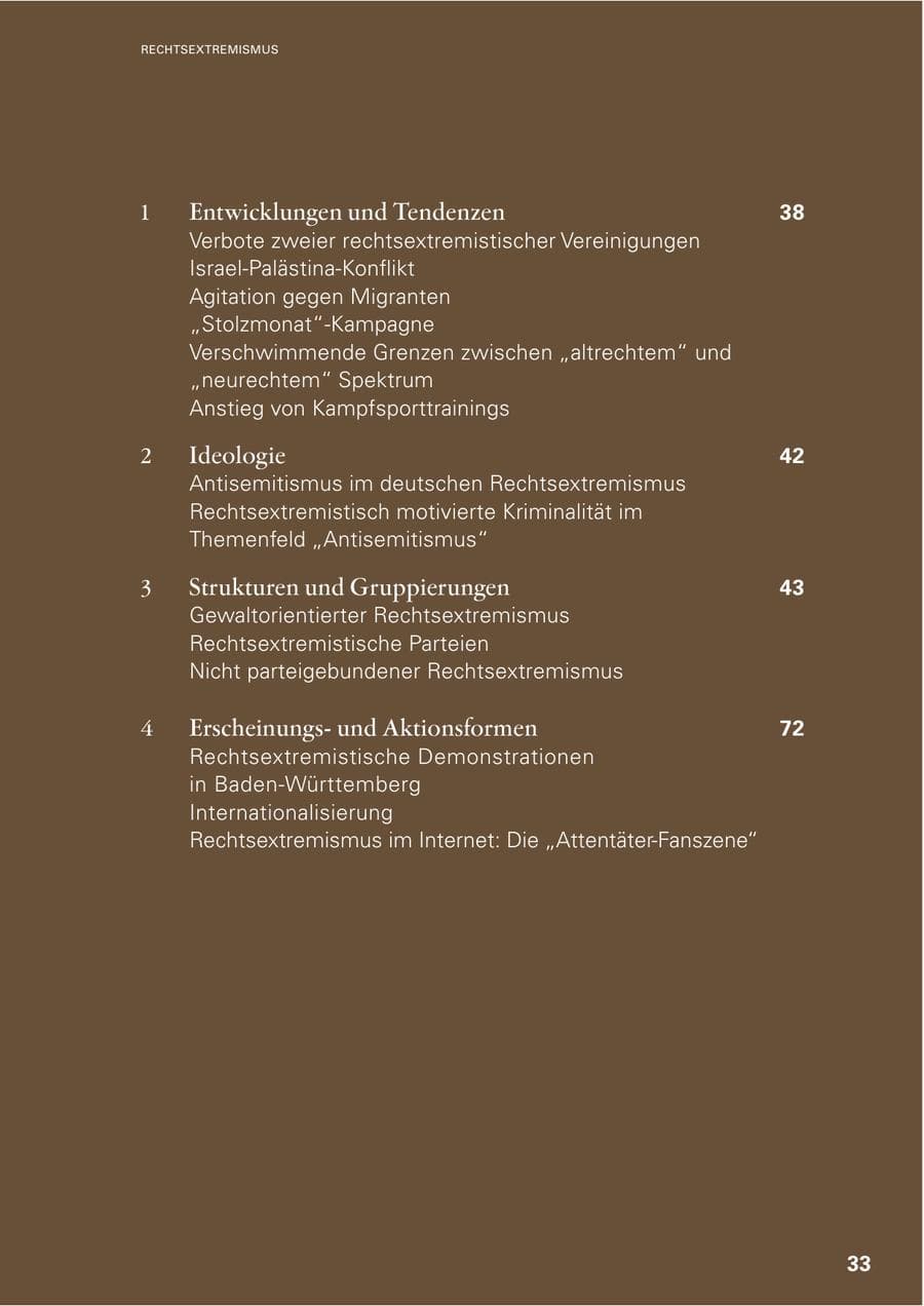 Seite 31 des Verfassungsschutzbericht 2023 Baden-Württemberg