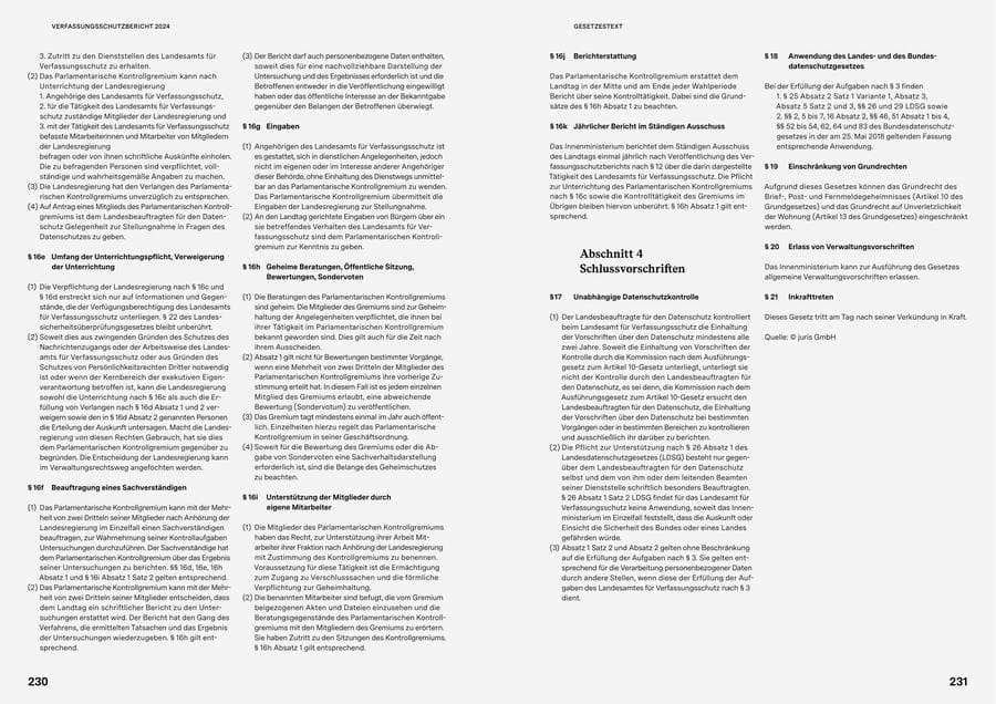 Seite 115 des Verfassungsschutzbericht 2024 Baden-Württemberg