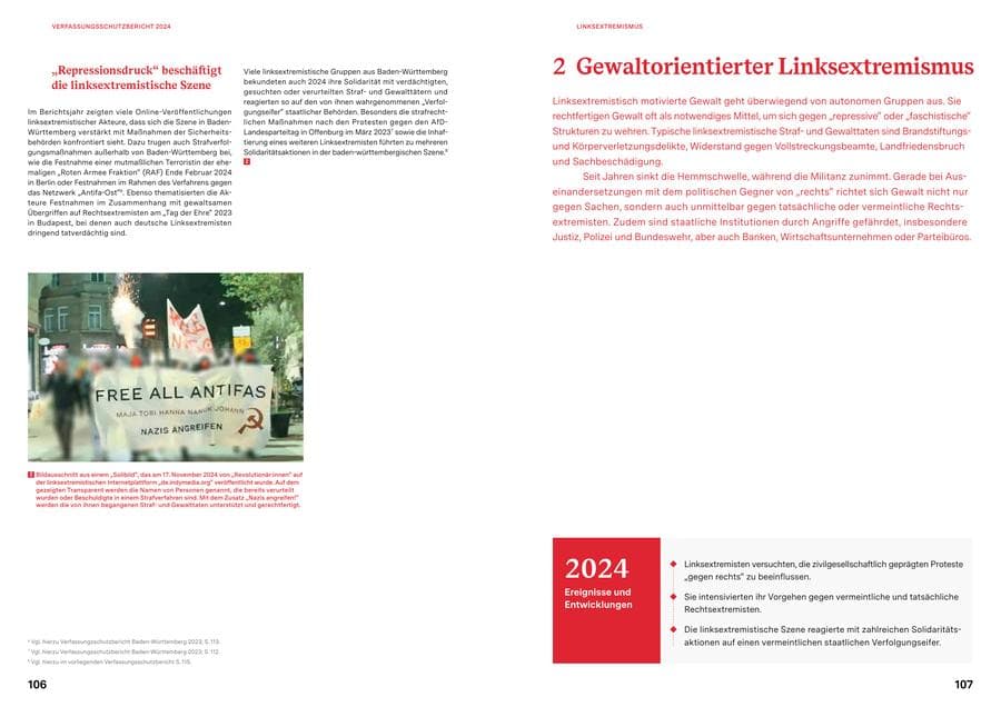 Seite 53 des Verfassungsschutzbericht 2024 Baden-Württemberg