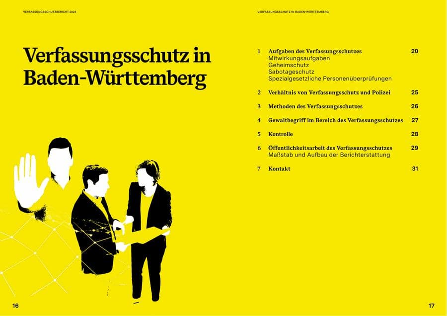 Seite 8 des Verfassungsschutzbericht 2024 Baden-Württemberg
