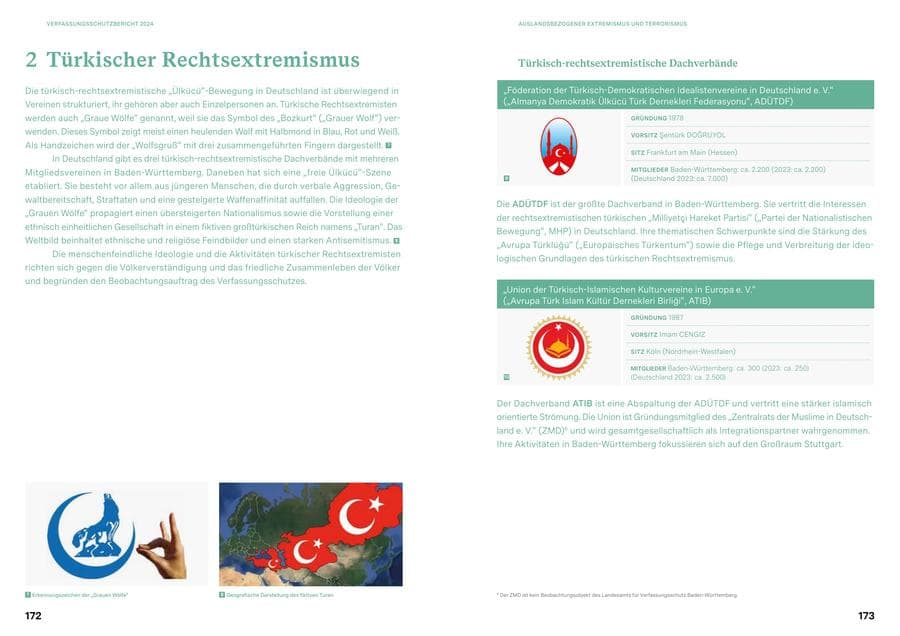 Seite 86 des Verfassungsschutzbericht 2024 Baden-Württemberg
