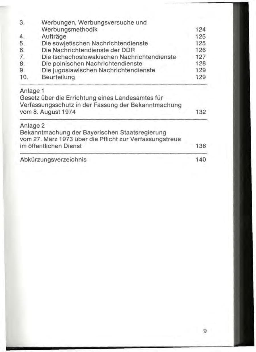 Seite 11 des Verfassungsschutzbericht 1977 Bayern