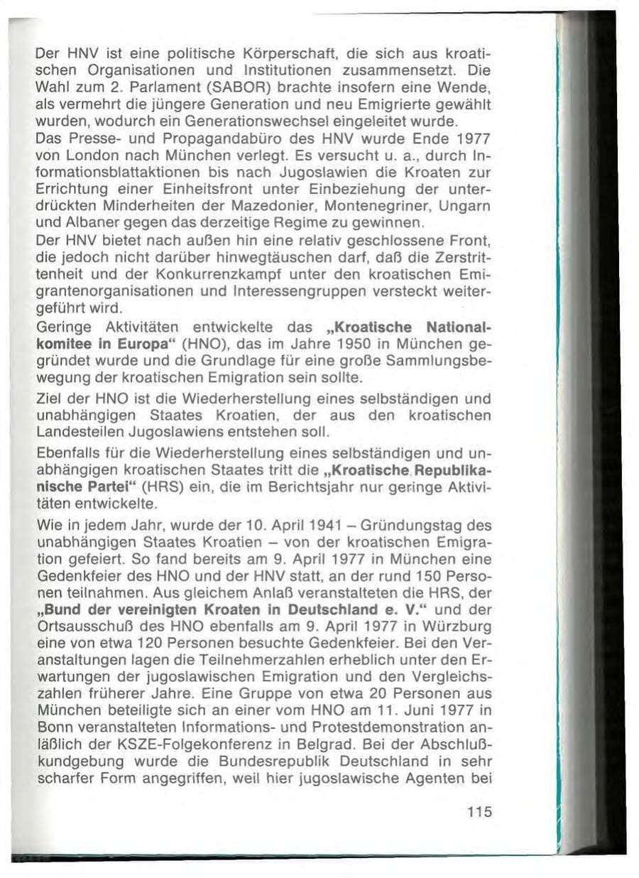 Seite 117 des Verfassungsschutzbericht 1977 Bayern