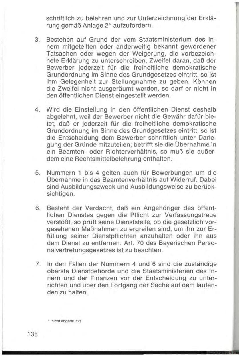 Seite 140 des Verfassungsschutzbericht 1977 Bayern