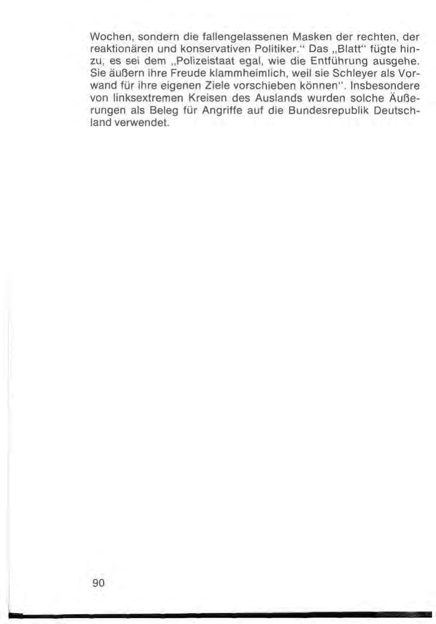 Seite 92 des Verfassungsschutzbericht 1977 Bayern