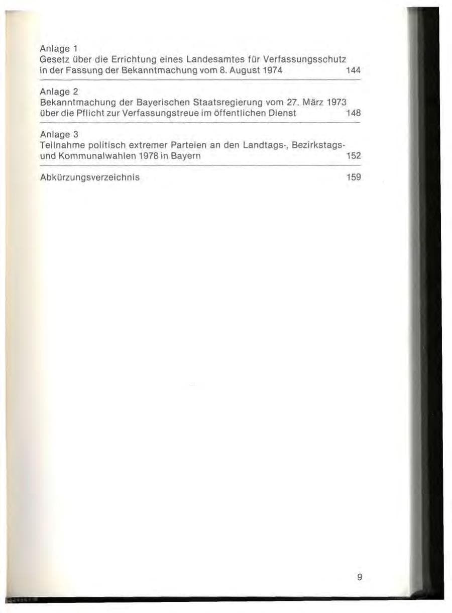 Seite 11 des Verfassungsschutzbericht 1978 Bayern